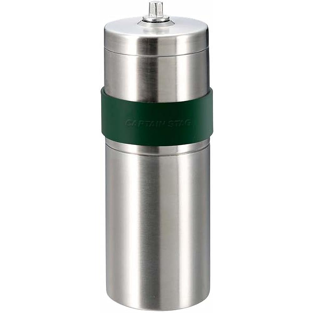 Pearl Metal Tea Mill Silver Φ47 x Height 135mm (Body) Made in Japan Ceramic Blade Handy 18-8 Stainless Steel UW-3502