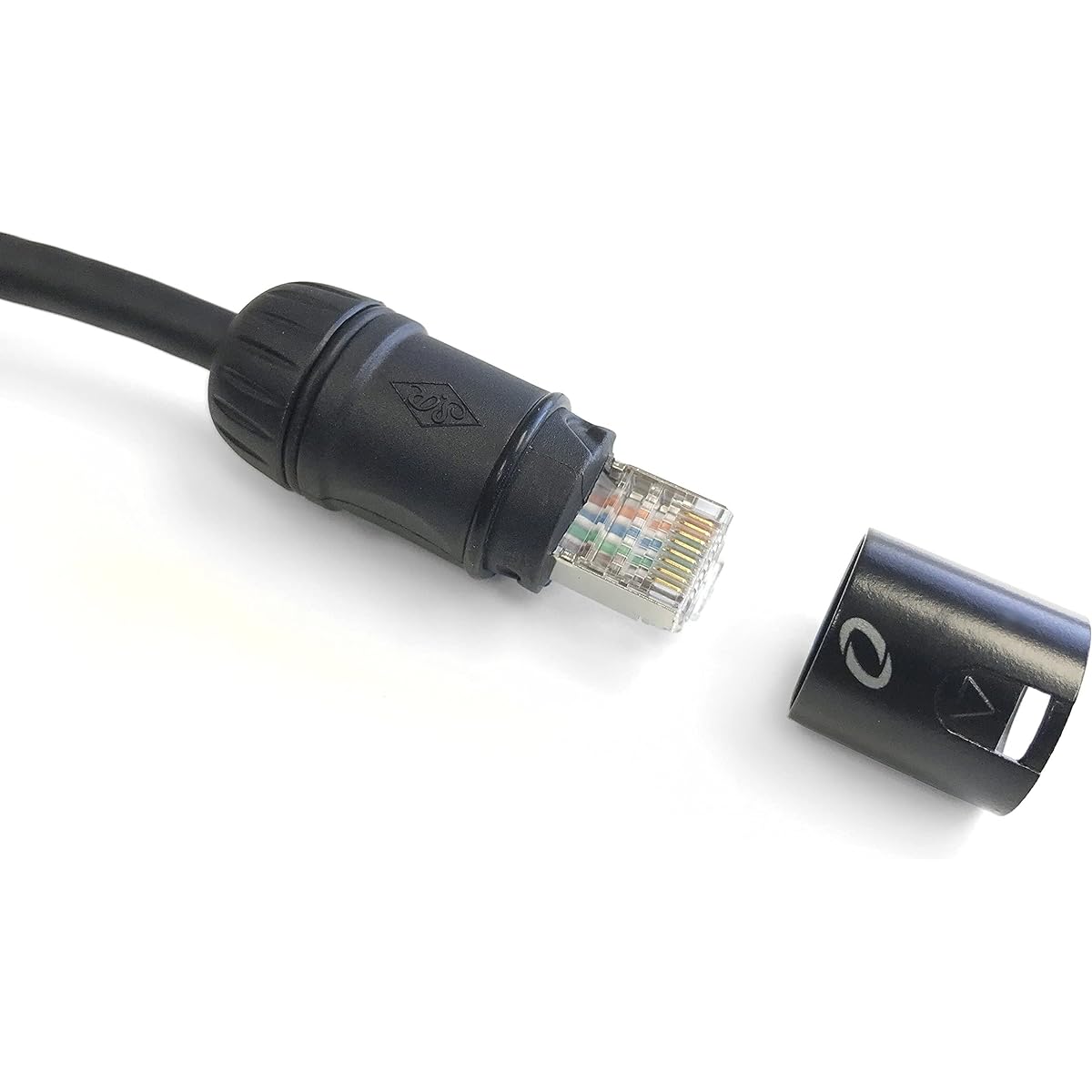 FlexSoft Stage Quality Ethernet Cable with Smart Convertible Ethernet Style Connector (100")