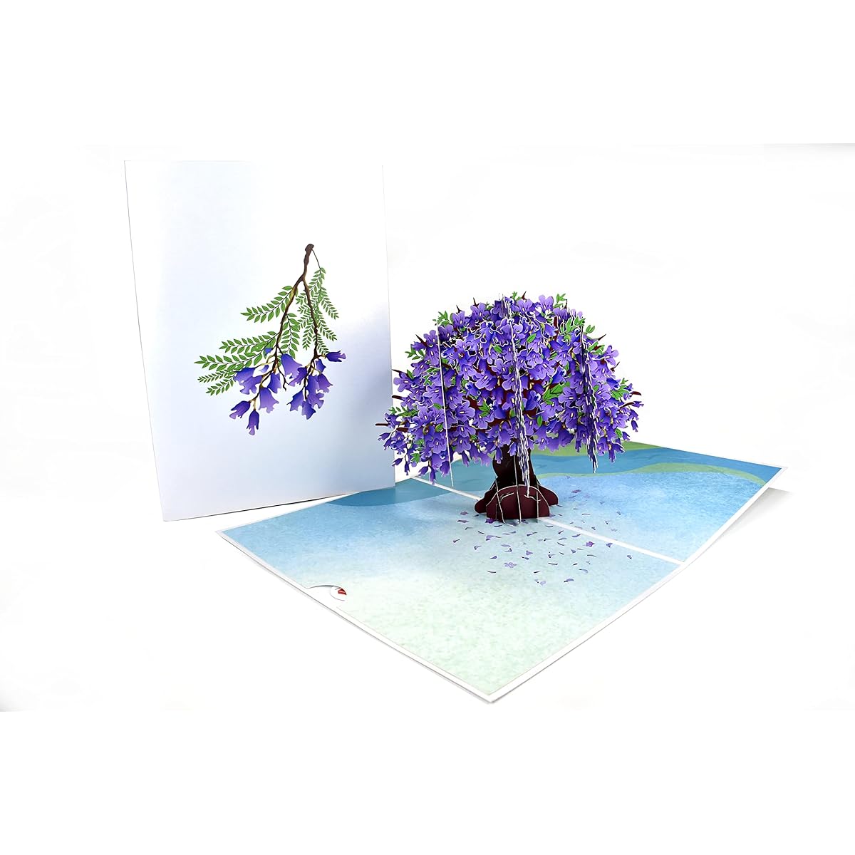 Jacaranda Tree Pop-up Card Birthday Card Mother's Day Card Father's Day Card Retirement Card Valentine's Day Card