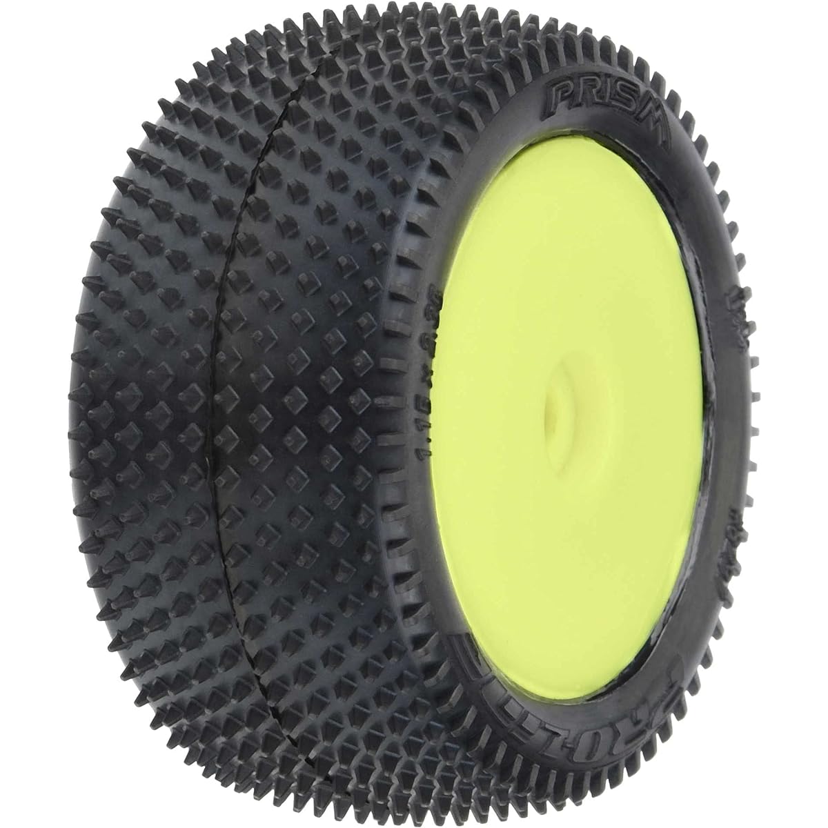 Pro-line Racing Prism Carpet Tire MTD Yellow Mini-B Rear PRO829712 RC Tire