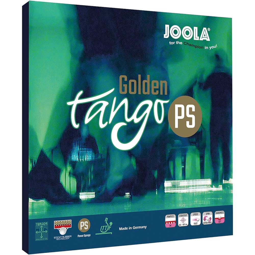 JOOLA Table Tennis Rubber Golden Tango PS Soft Back Adhesive Tension