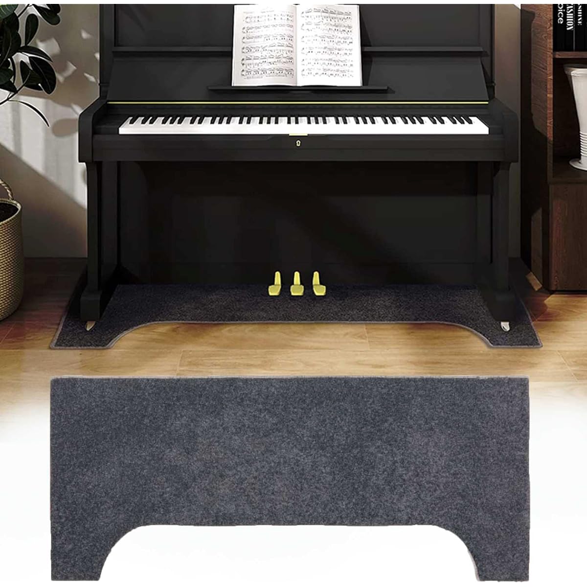 160x70cm Soundproof Rug for Piano, Upright Piano Carpet Protector Acoustic Pad, Soundproof Blanket, for Upright Piano Home
