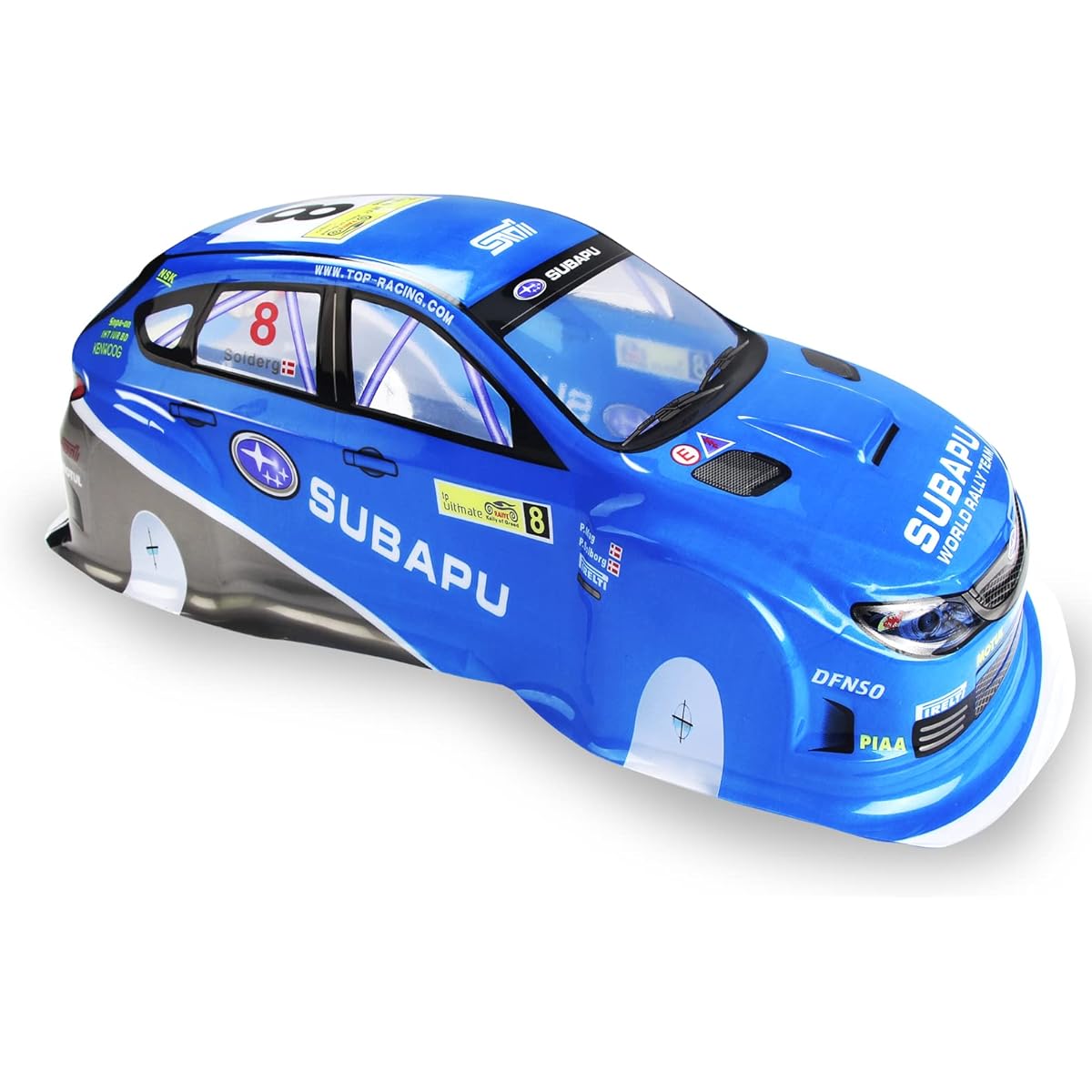 Manrock 1/10 Scale RC Paint Drift Racing Touring On-Road Car Body Shell Sti X Blue