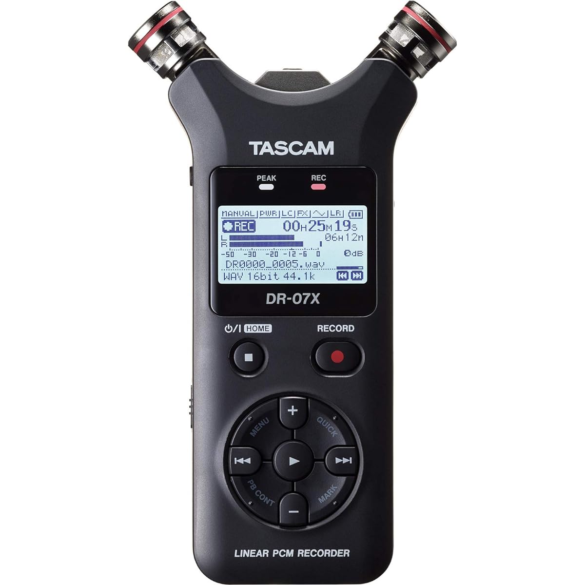 TASCAM DR-07X Linear PCM Recorder + Genuine Accessory Pack + USB Cable/SD Card Set