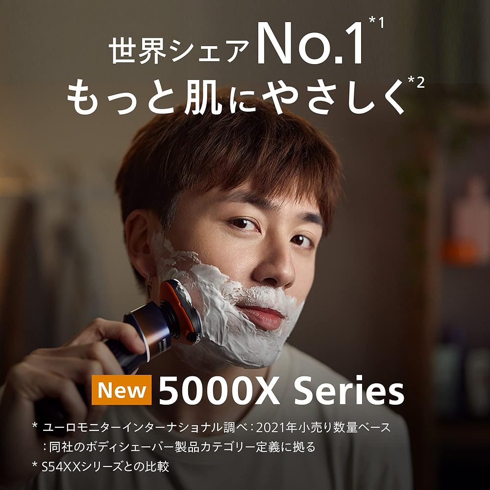 Philips 5000X Series Men's Electric Shaver Electric Shaver Razor 27 Blades/360-D Flex Head X5012/05 [2023 Model]