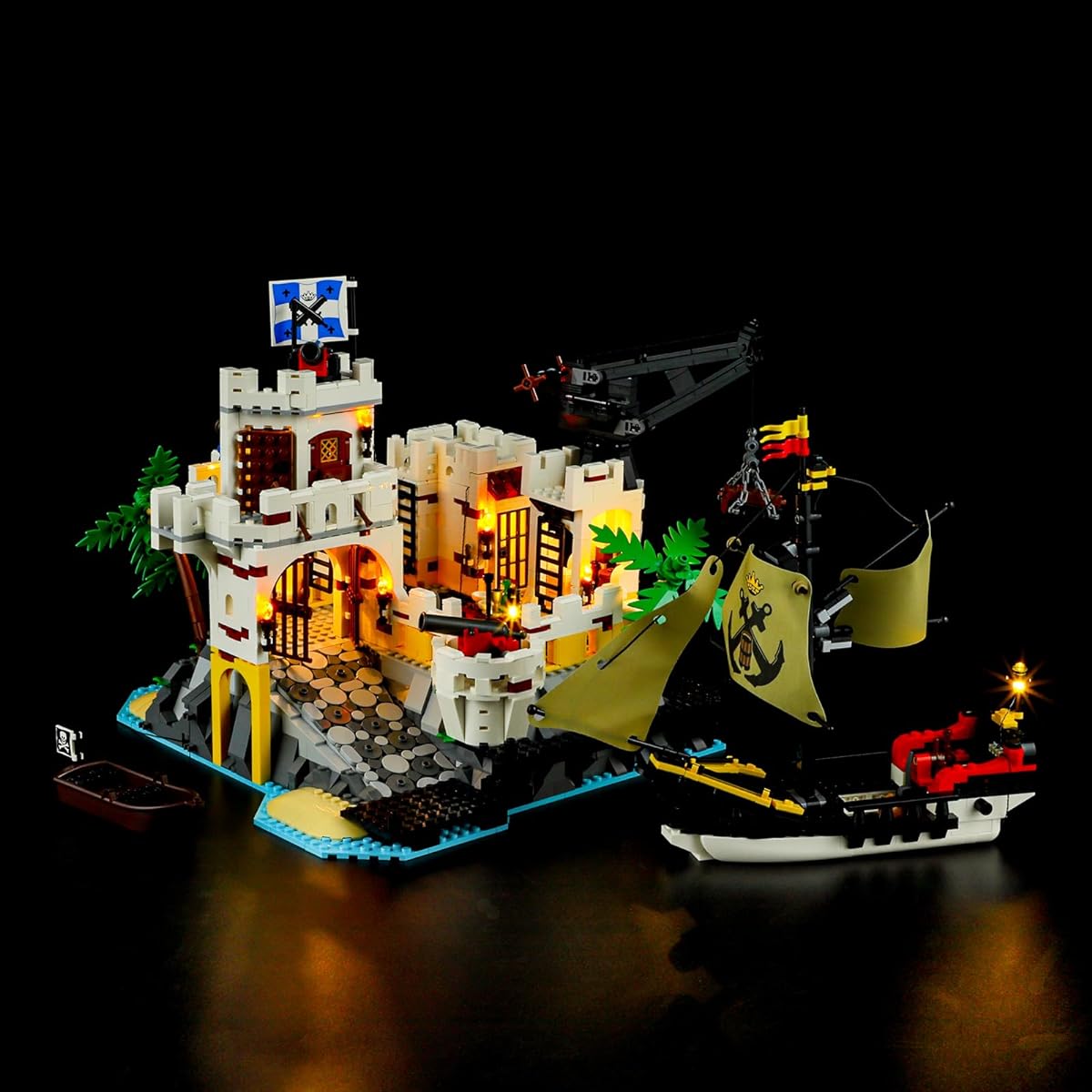 BRIKSMAX LED Lighting Kit for LEGO-10320 Eldorado Fortress - Compatible with Lego Icon Building Blocks Model - Lego Set Not Included