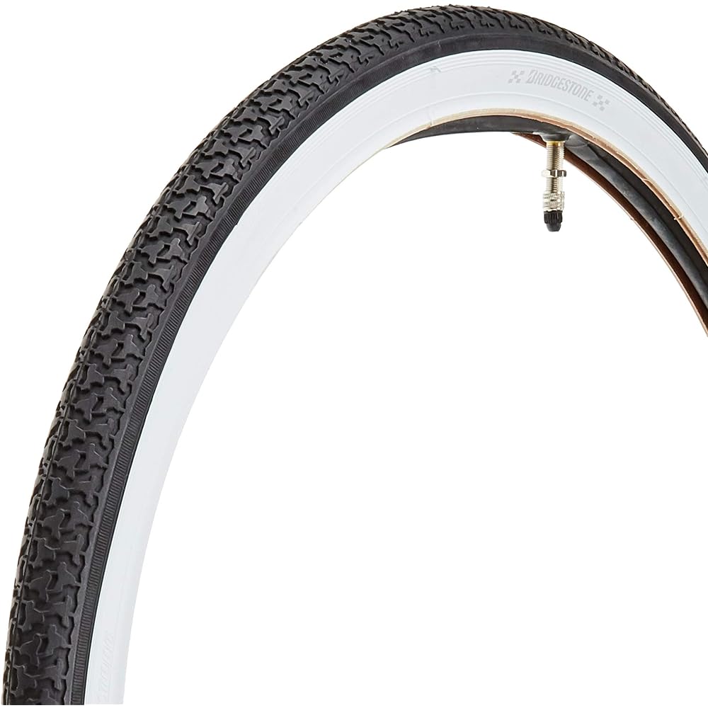 BRIDGESTONE Tire/Tube for Angelino 1 roll WO22×1-1/2 BLW (Shiro) AG22F P7254 F274020BLW