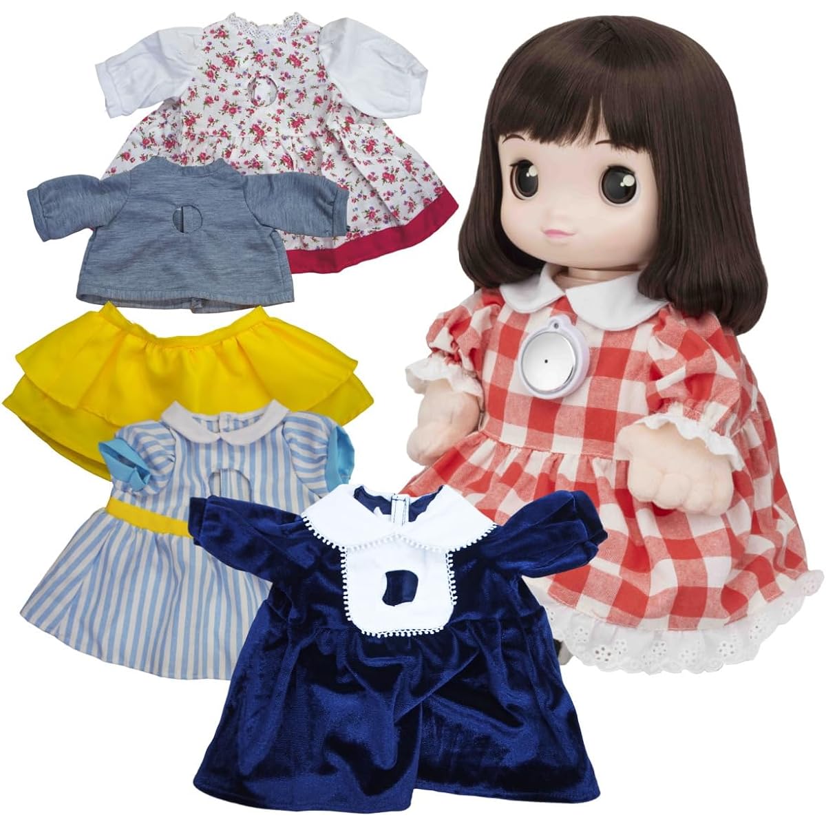[4 changing clothes set] Takara Tomy Talking Doll Talking Robot My Amaenbo Ami-chan