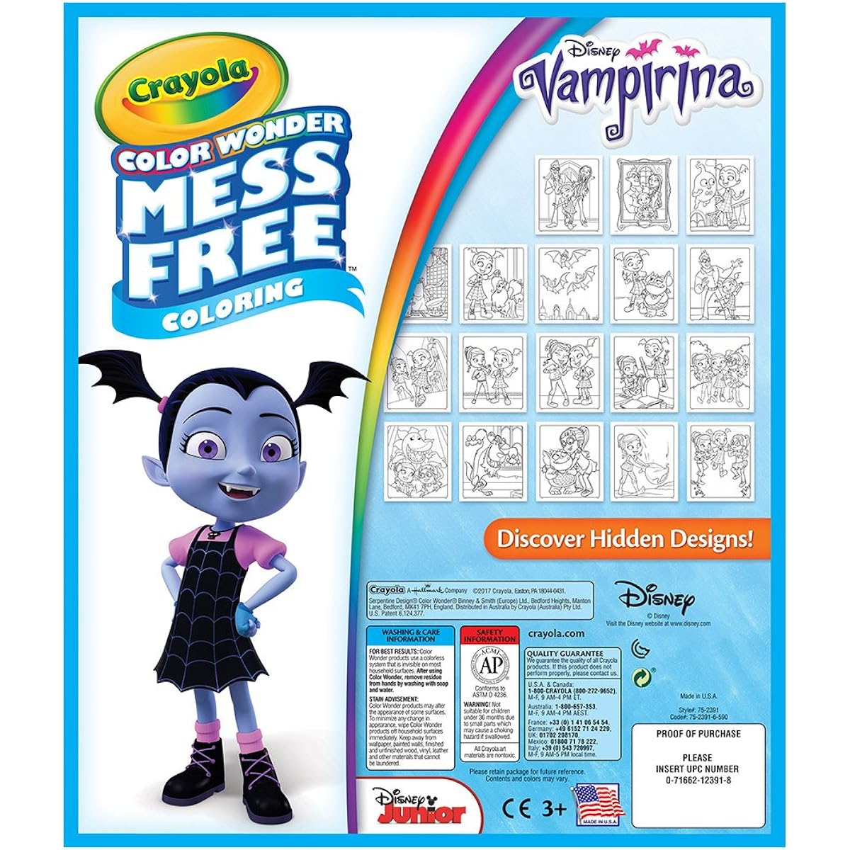 Colour Wonder Refill Book, Vampirina