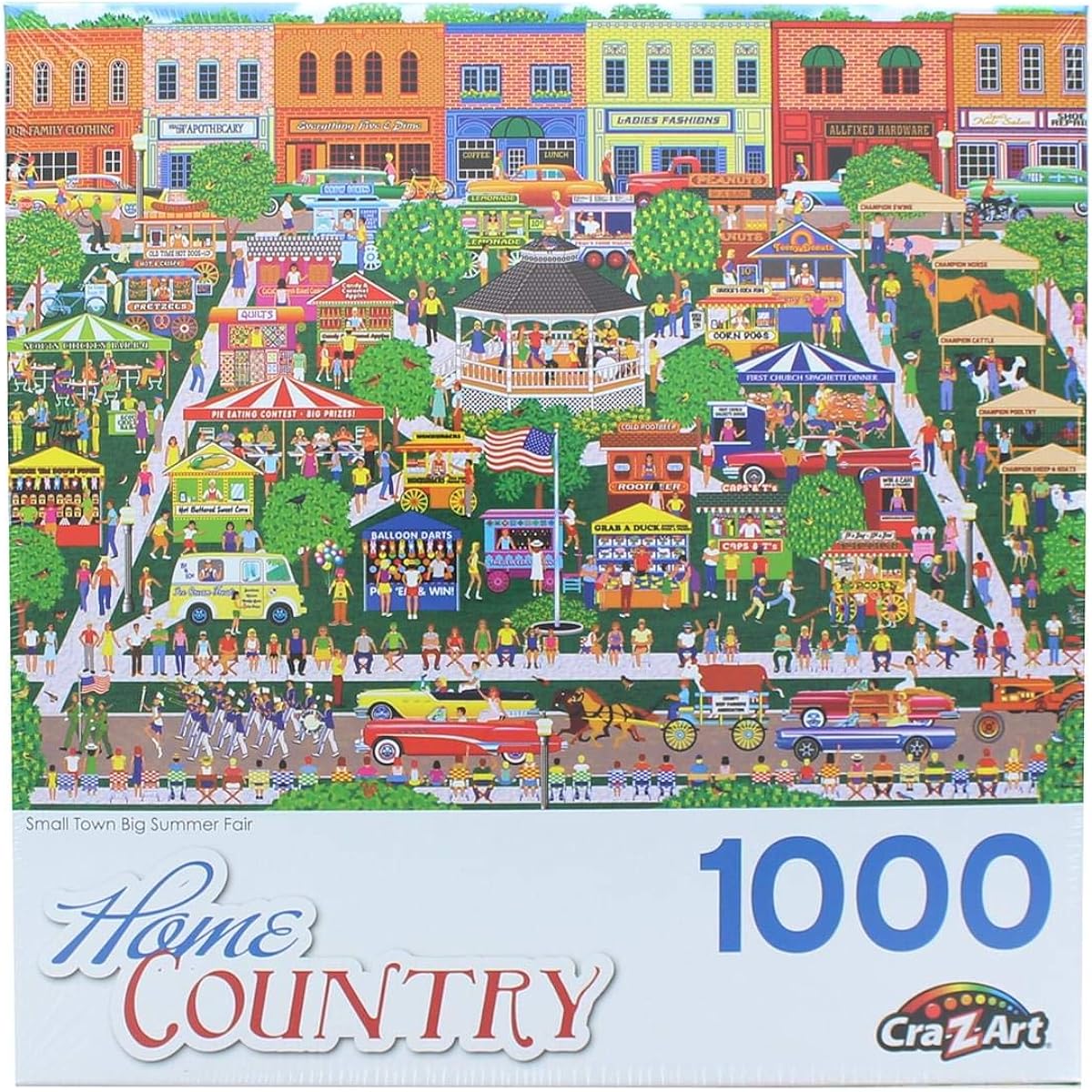 Small Town Big Summer Fair 1000 Piece Collector Puzzle Artist: Mark Frost