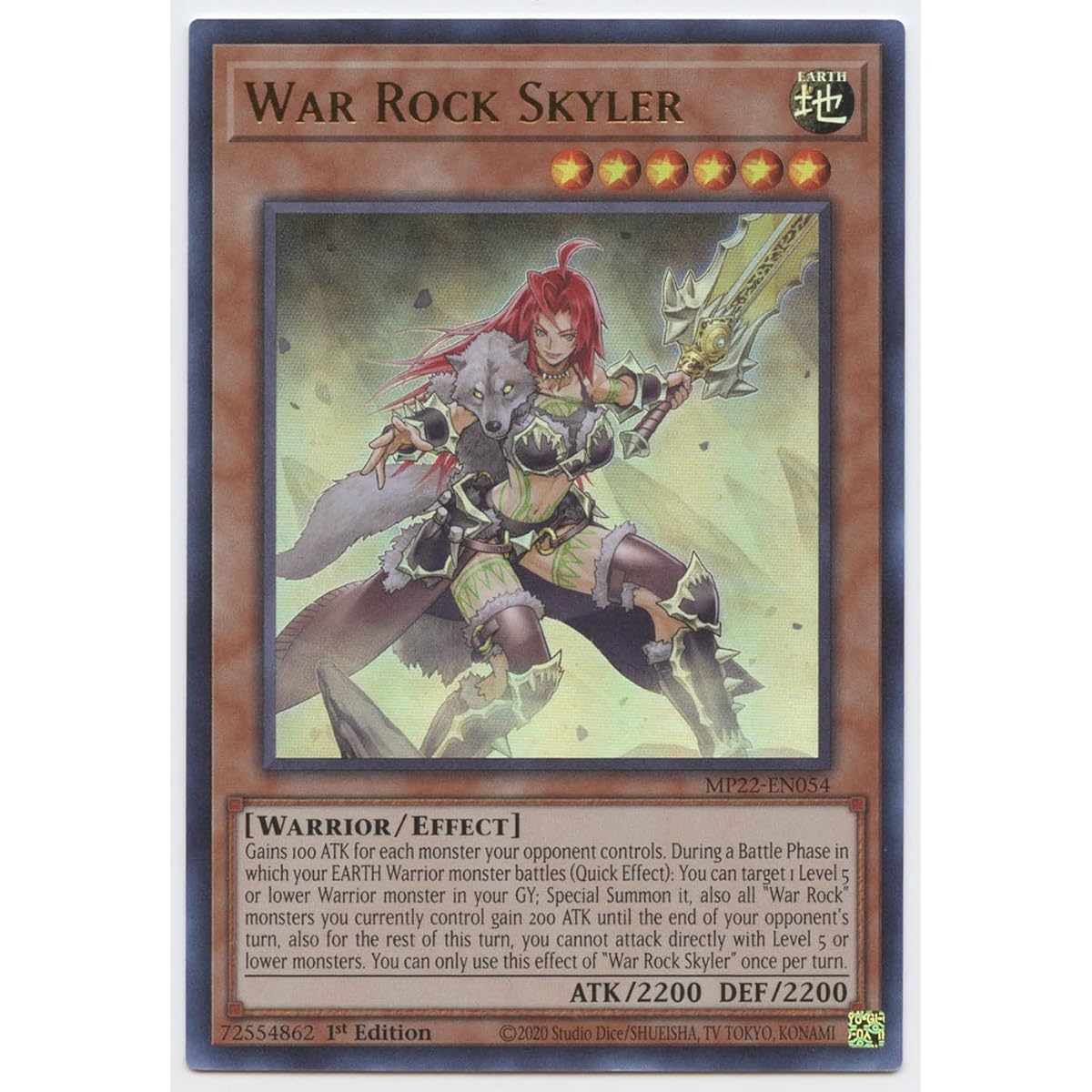 Warlock Skyler - MP22-EN054 - Ultra Rare - First Edition.