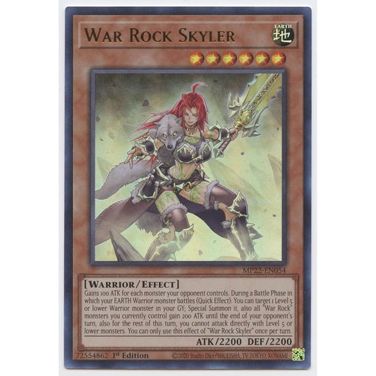 Warlock Skyler - MP22-EN054 - Ultra Rare - First Edition.