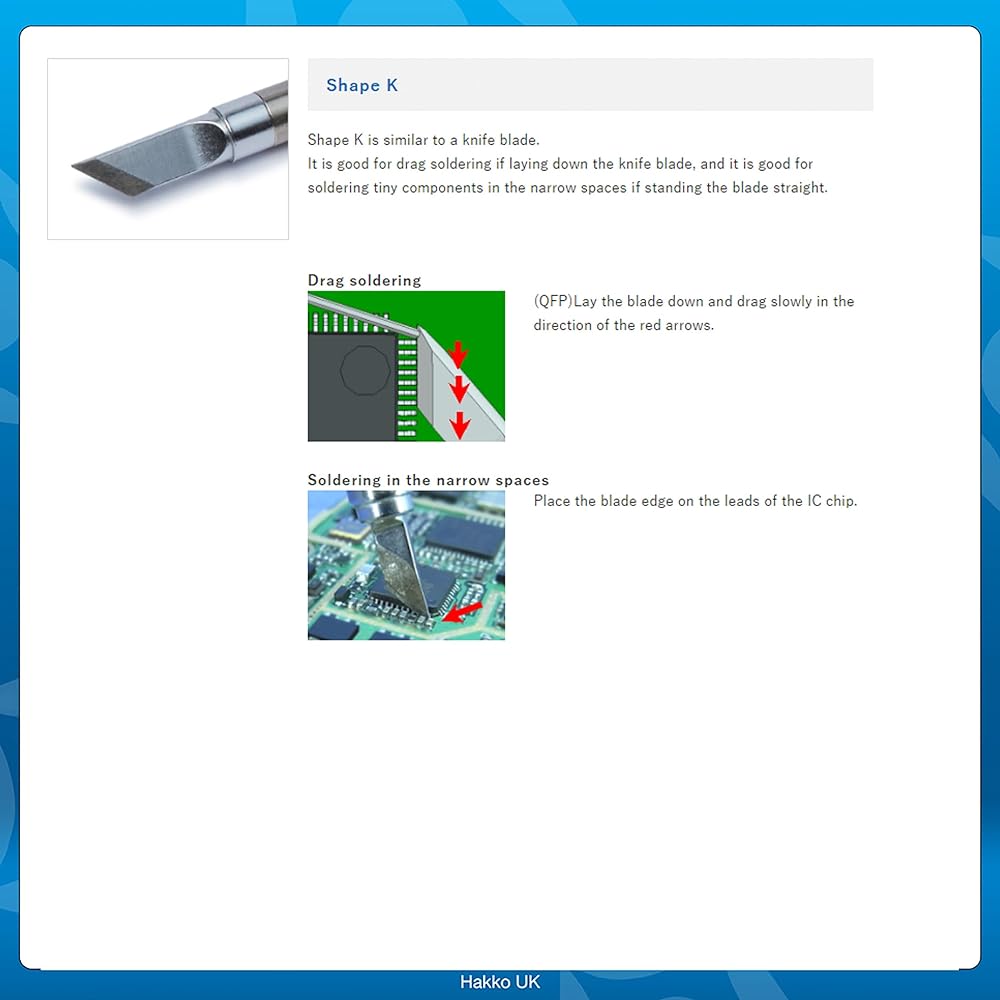HAKKO iron tip/KN type T30KN