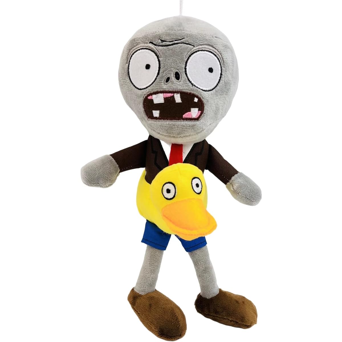 001-Plants vs Zombies Plush Duck Tube Zombie Soft Figure Doll Plants vs Zombies Toys PVZ Plush Zombie 1 2 Set (Ducky Tube Zombie)