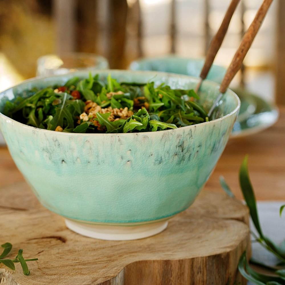 [Regular Imported Product] Costa Nova Salad Bowl Pot Approx. 24cm Madeira Blue Dishwasher Safe Microwave Safe DES241B