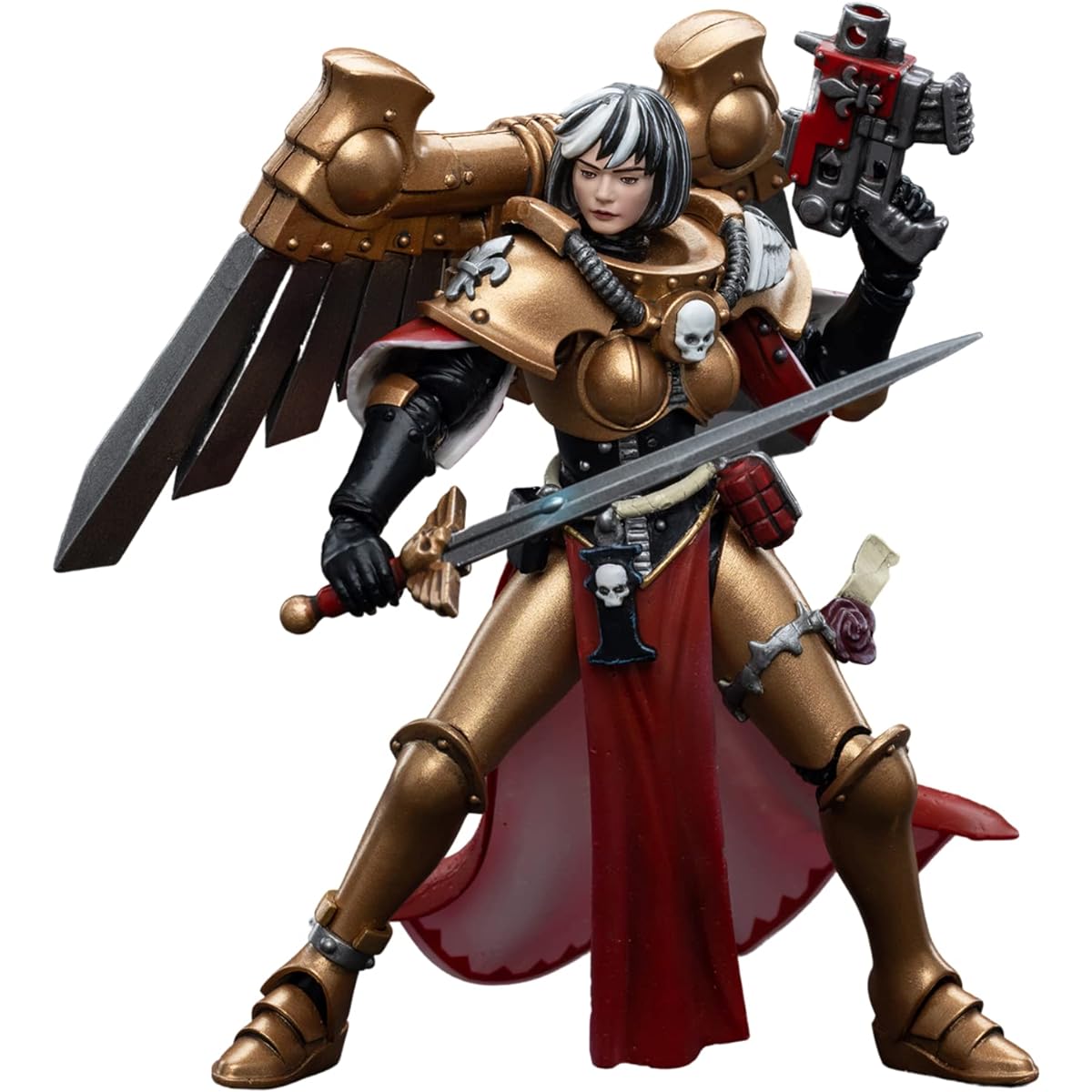 JoyToy 1/18 Warhammer 40,000 Action Figure Adepta Sororitas Gemini Superior 2 Collection Model (4.2 inches)