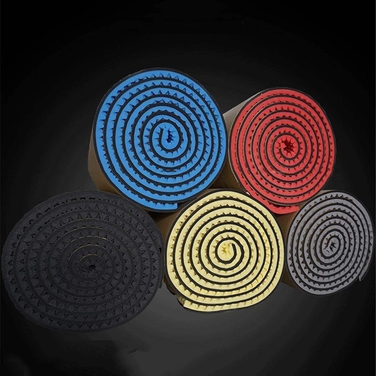 5m2 Soundproof Cotton, High Density Flame Retardant Acoustic Panel Cinema Bar Sound Absorbing Cotton (Black) (Blue)