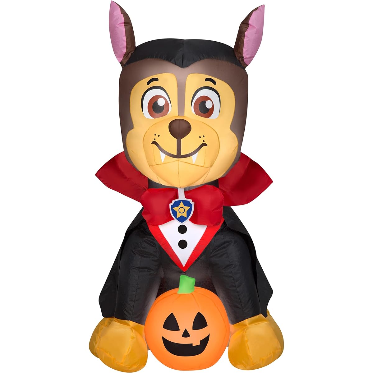 National Tree Company Inflatable Decoration Black Chase from Paw Patrol Self-Inflating Plug-In Halloween Collection 38"