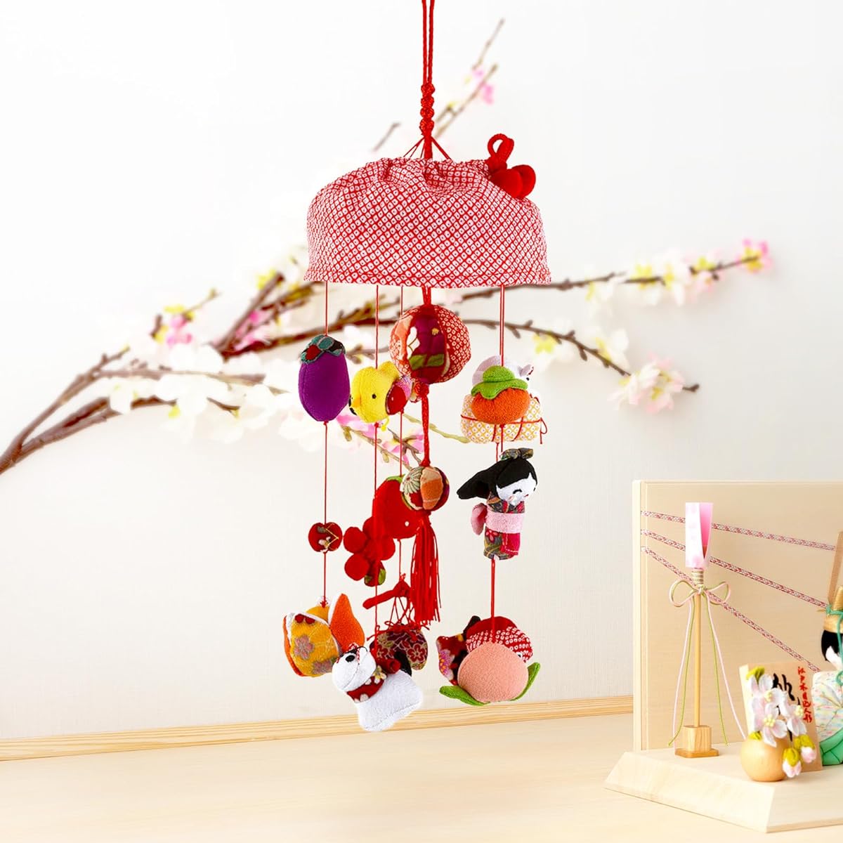 Hanging Hina Dolls Hanging Decoration Hina Doll Compact Toryu Small Single Decoration h263-rt-601s-351w