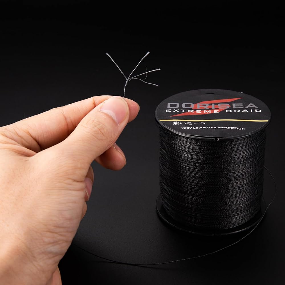Dorisea PE Line Colorfast Fishing Line Fishing Line X4 (Bright Green, Army Green, Duck Green, Brand, Red) (100m 150m 200m 300m 500m 1000m) (No. 0.4 No. 0.6 No. 0.8 No. 1 No. 1.2 No. 1.5 No. 2 No. 2.5 3 No. 3.5 No. 4 No. 4.5 No. 5 No. 6 No. 7 No. 8 No. 9