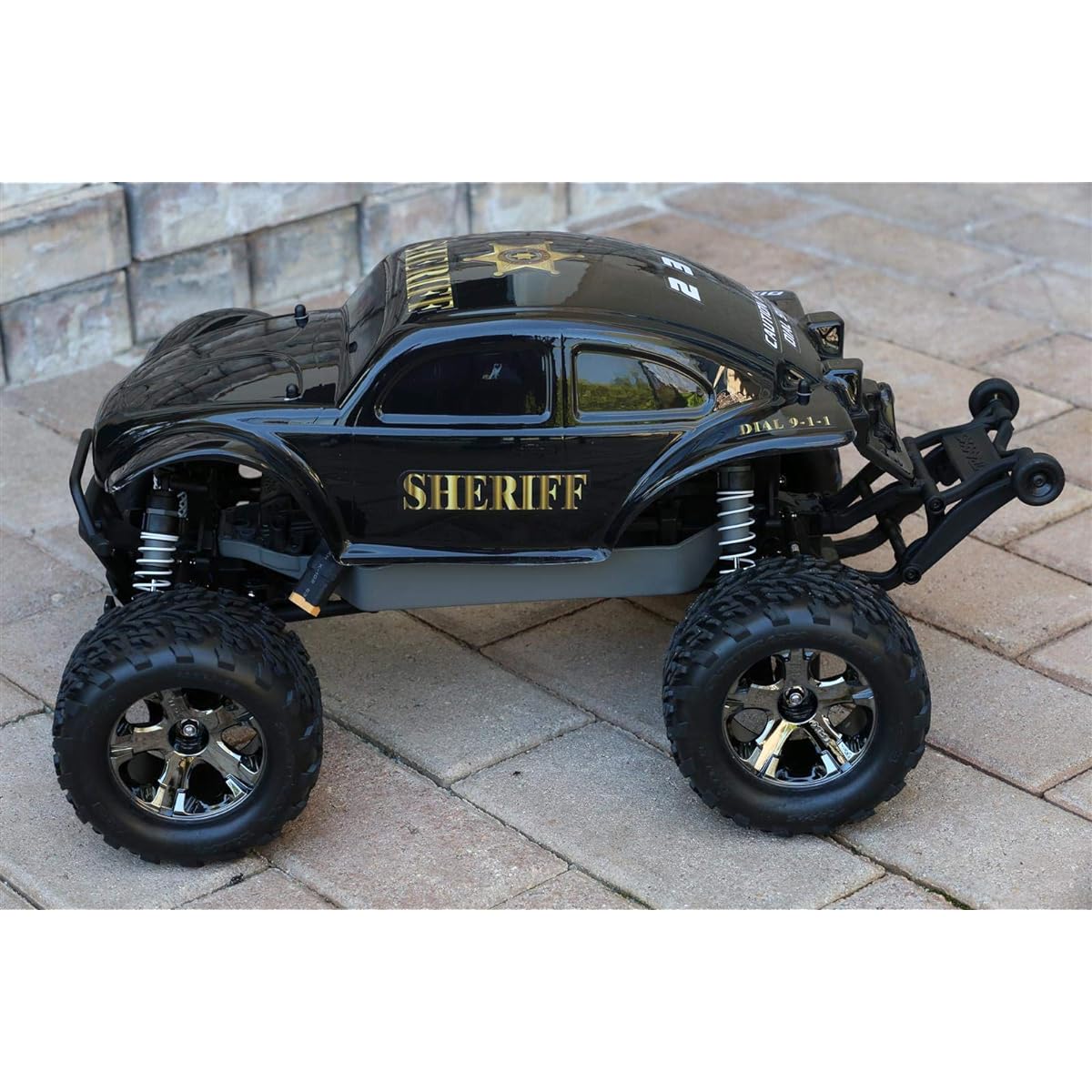 SummitLink Custom Body Police Style 1/10 Scale RC Car or Truck (Truck Not Included) STB-PB-01