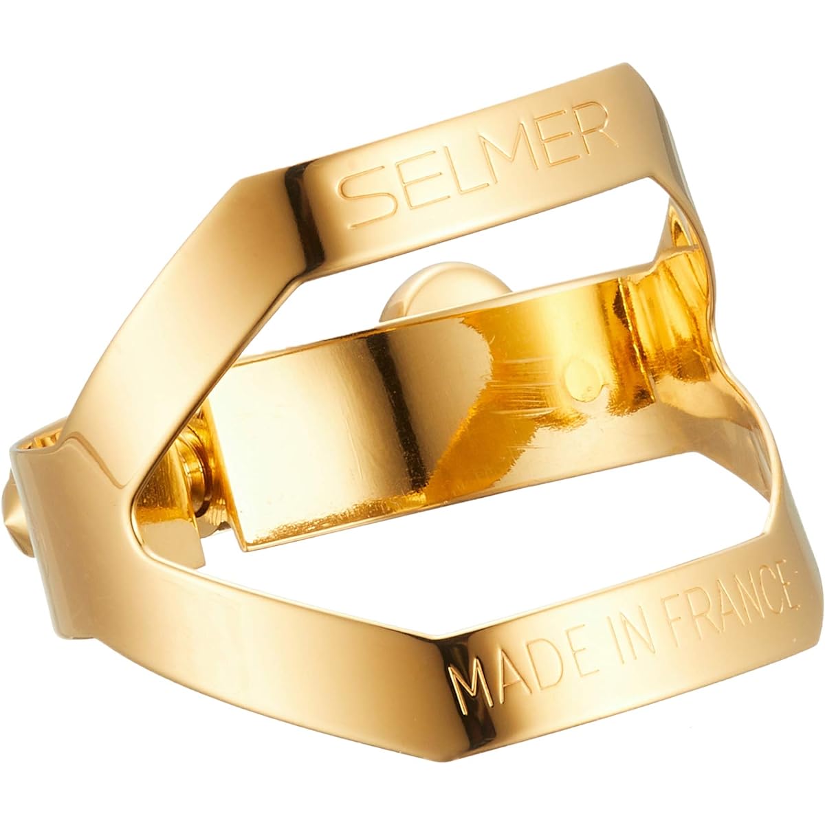 Selmer tenor saxophone ligature gold plated finish