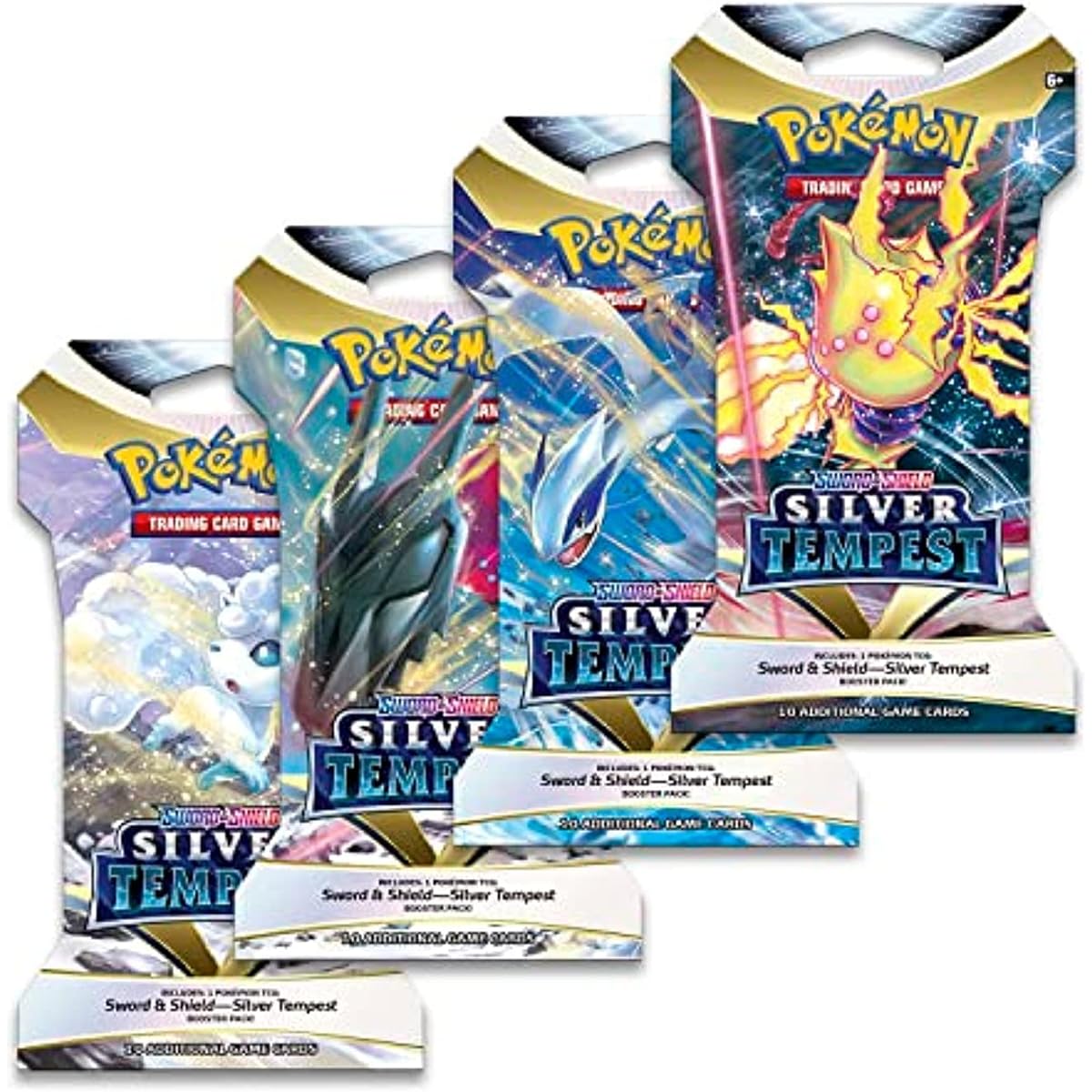 Pokemon TCG: Sword and Shield Silver Tempest Booster Packs - 8 Pack