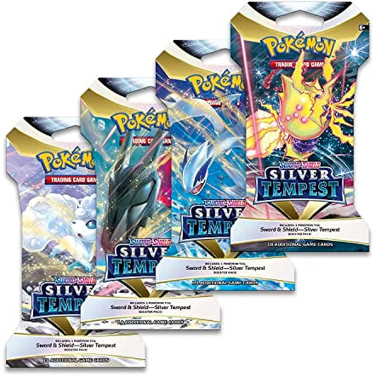 Pokemon TCG: Sword and Shield Silver Tempest Booster Packs - 8 Pack
