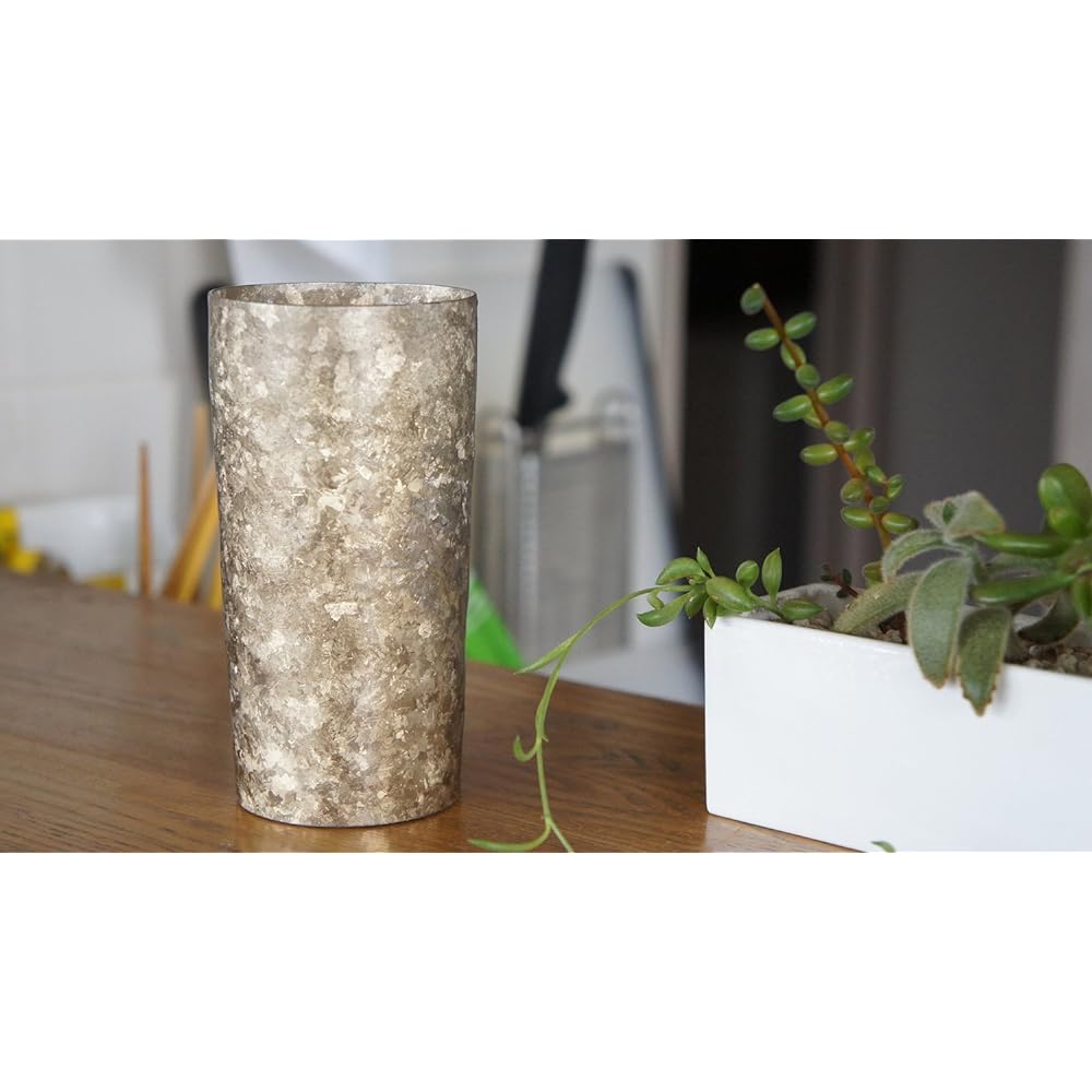 HORIE Made in Tsubame, Niigata Prefecture Titanium double tumbler Kiln making PREMIUM 350cc Gold T08KM350
