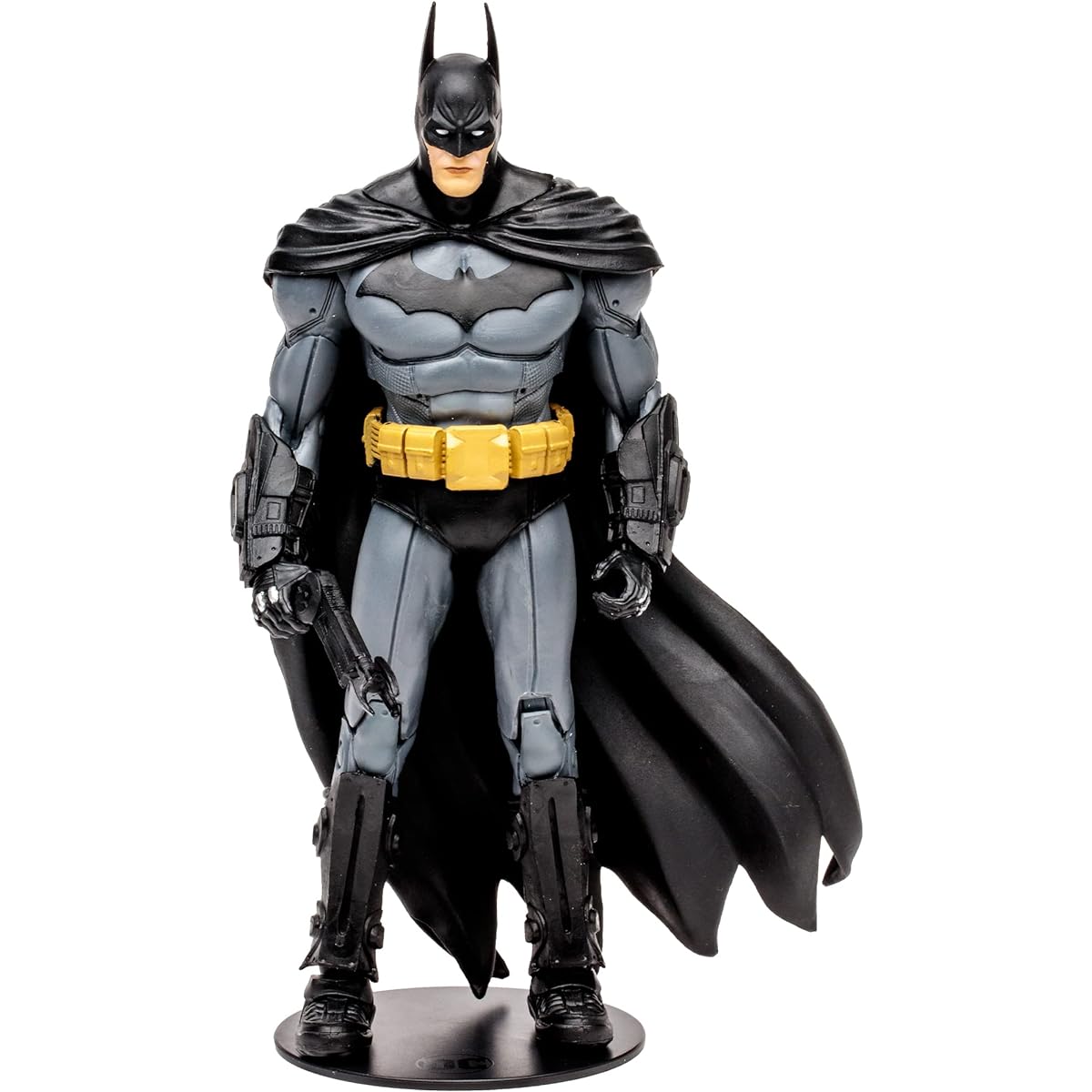 McFarlane Toys DC Gaming Build-A 7-Inch Batman Action Figure with 22 Moving Parts Collectible DC Batman Arkham City Figure with Stand Base and Unique Collectible Character Card - Ages 12+