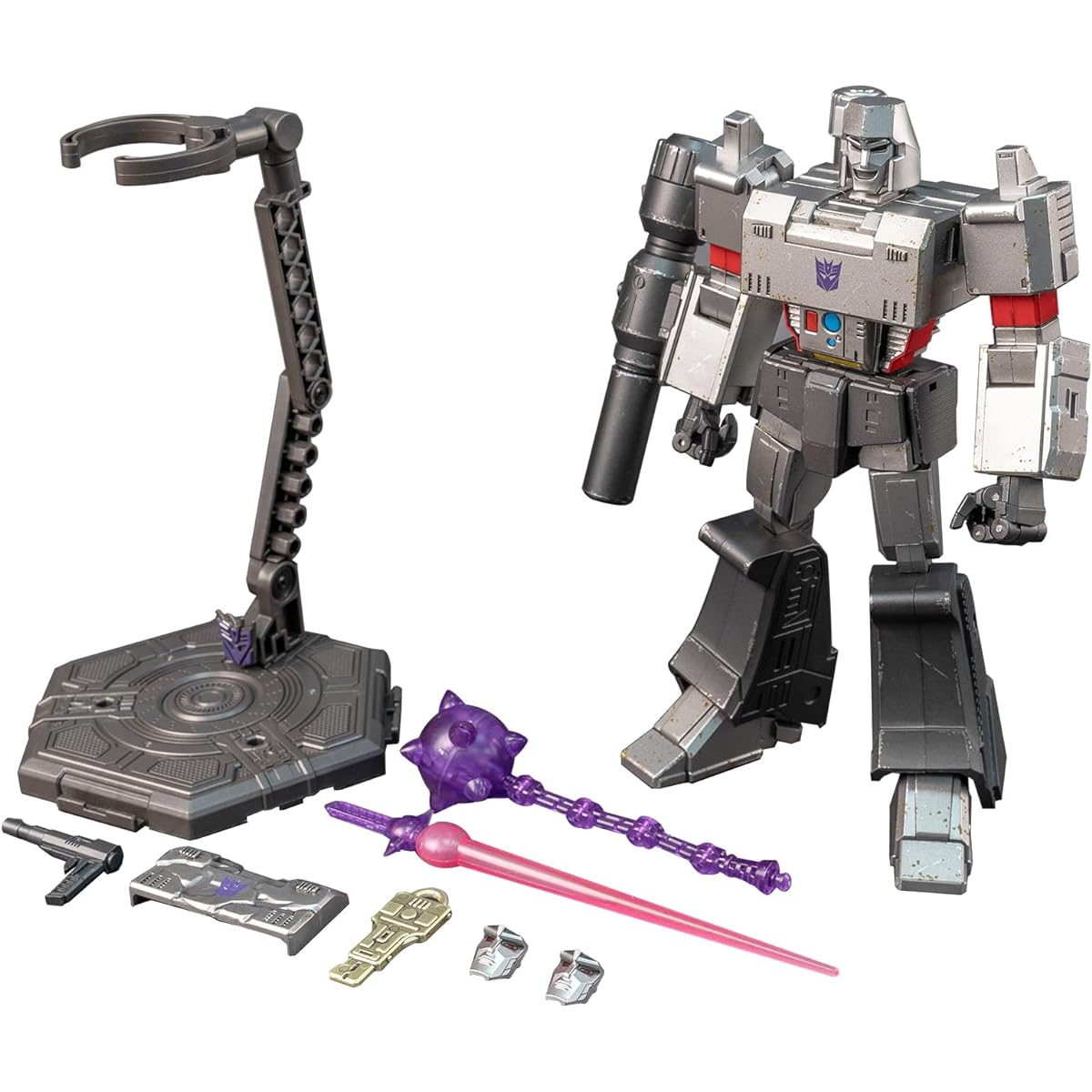 Megatron Transformers Toy 7.87" Transformers G1 Megatron Action Figure Highly Articulated Transformers Model Kit with Upgraded Weapons Collectible Toy for Ages 8 and Up No Conversion Needed