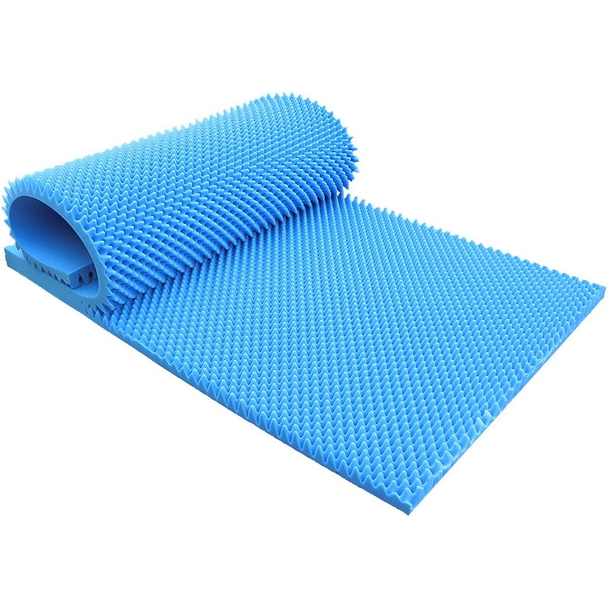 Drum room shock absorbing material floor wall soundproofing foam moisture proof fireproof sound absorbing cotton (black) (blue)