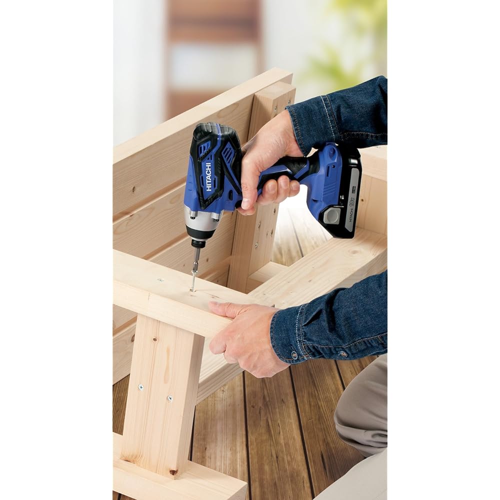 HiKOKI 18V Cordless Impact Driver 1.5Ah with 2 batteries, charger, and case FWH18DGL(2LEGK)