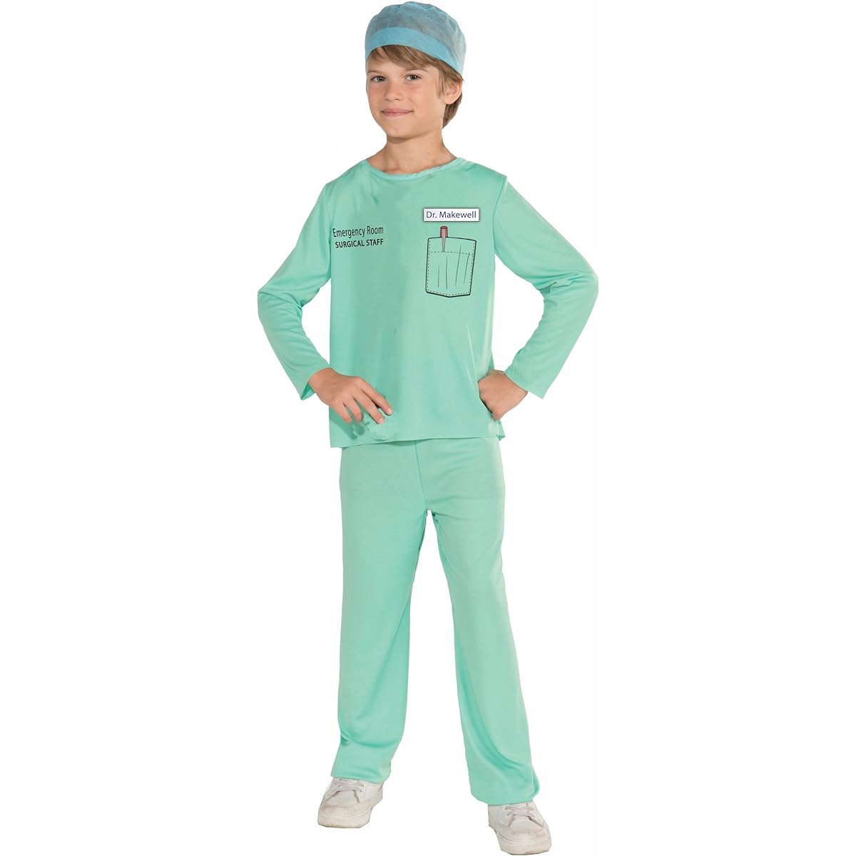 (Child Medium, One Color) - Forum Novelties Emergency Room Surgeon Costume, Child Medium