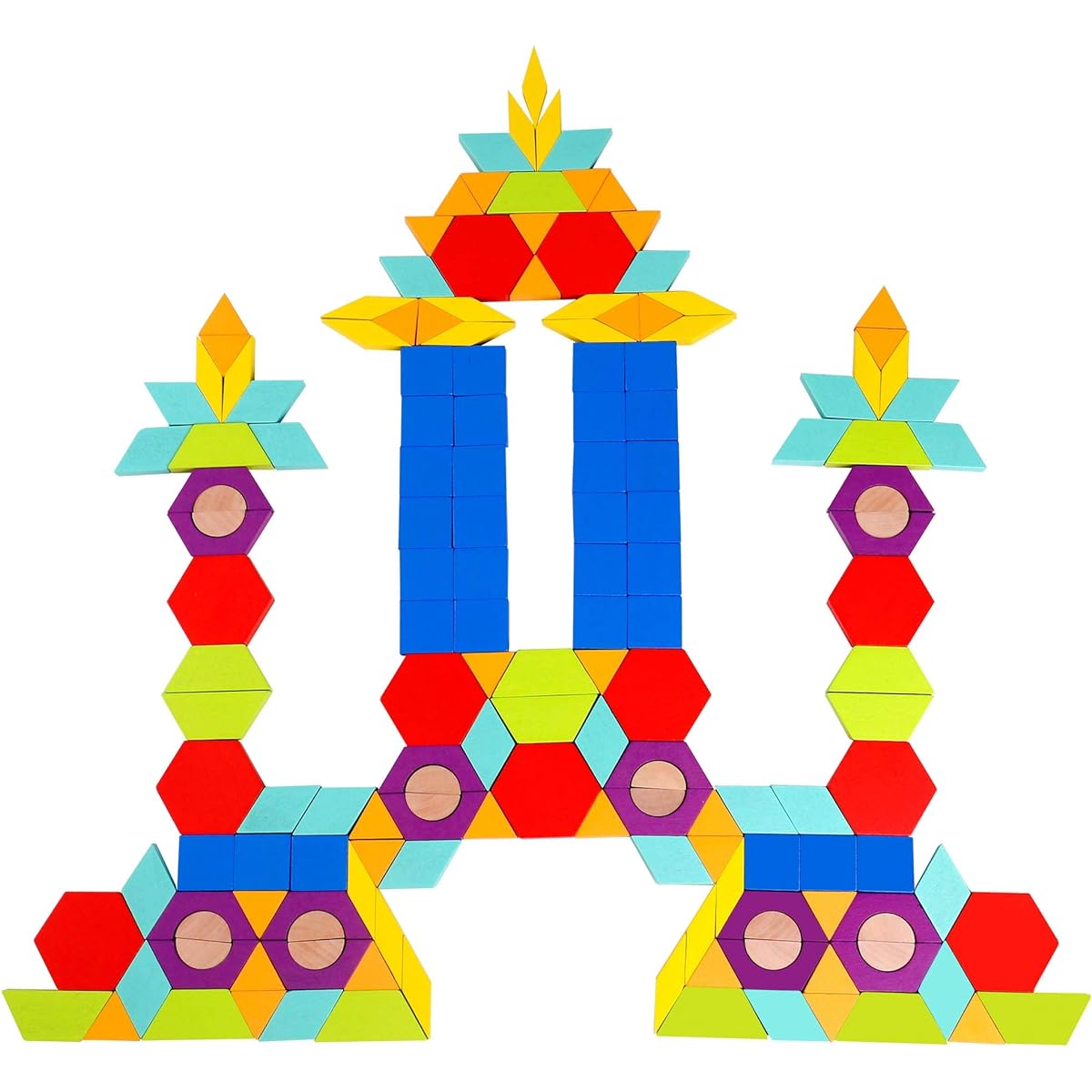 Fat Brain Toys GeoMagic Mosaic Building & Construction Ages 3-5.