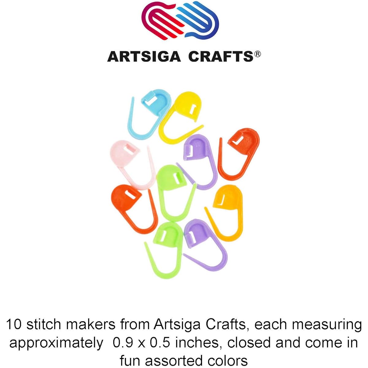 Knitter's Pride Dreamz Knitting Needles Straight 35cm Size US 8 (5.0mm) with 10 Artsiga Crafts Stitch Markers 200436