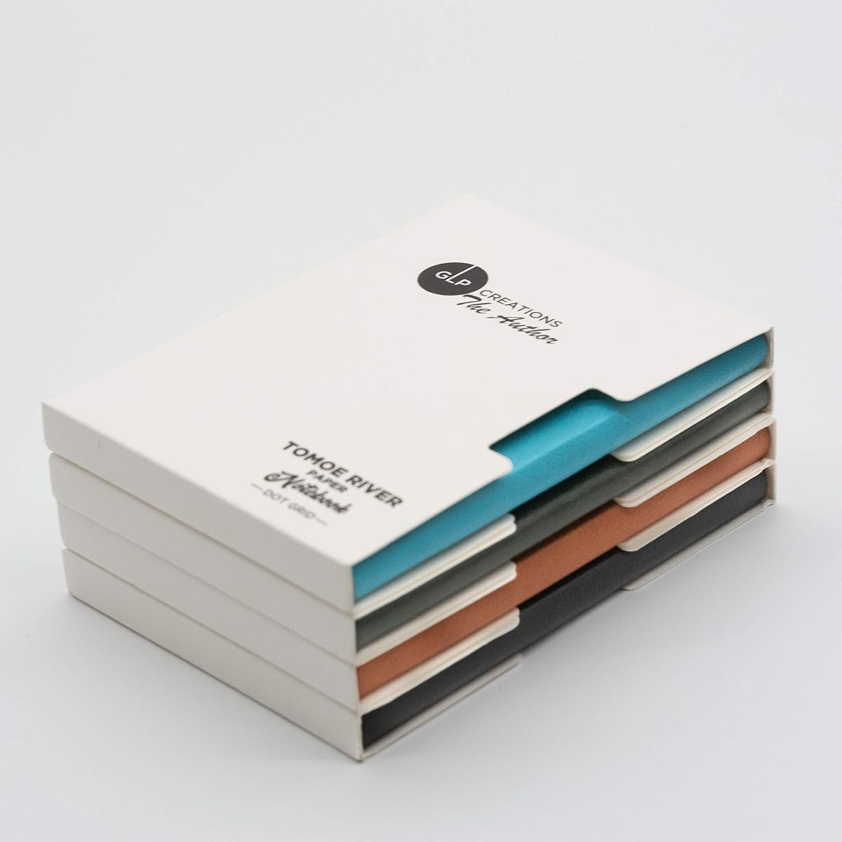 GLP Creations Author Notebook, Large (Black Dot Grid)