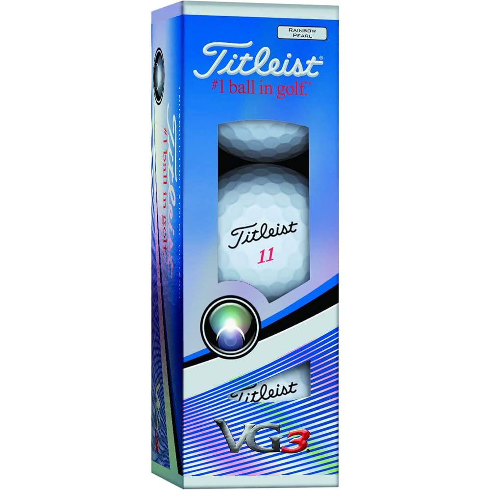 TITLEIST Golf Ball 2018 VG3 3 Piece 12 Pieces Rainbow Pearl T3025S