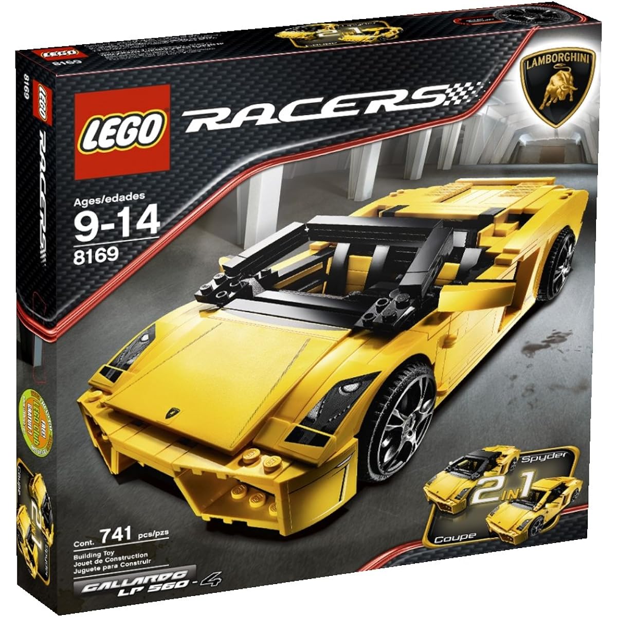 LEGO Racers Lamborghini Gallardo LP 560-4 (8169) Block Toy (Parallel Import)