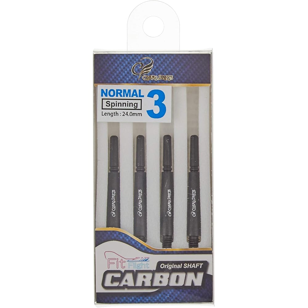 Cosmo Darts Fit Shaft Shaft Carbon Normal Spin C Black 3