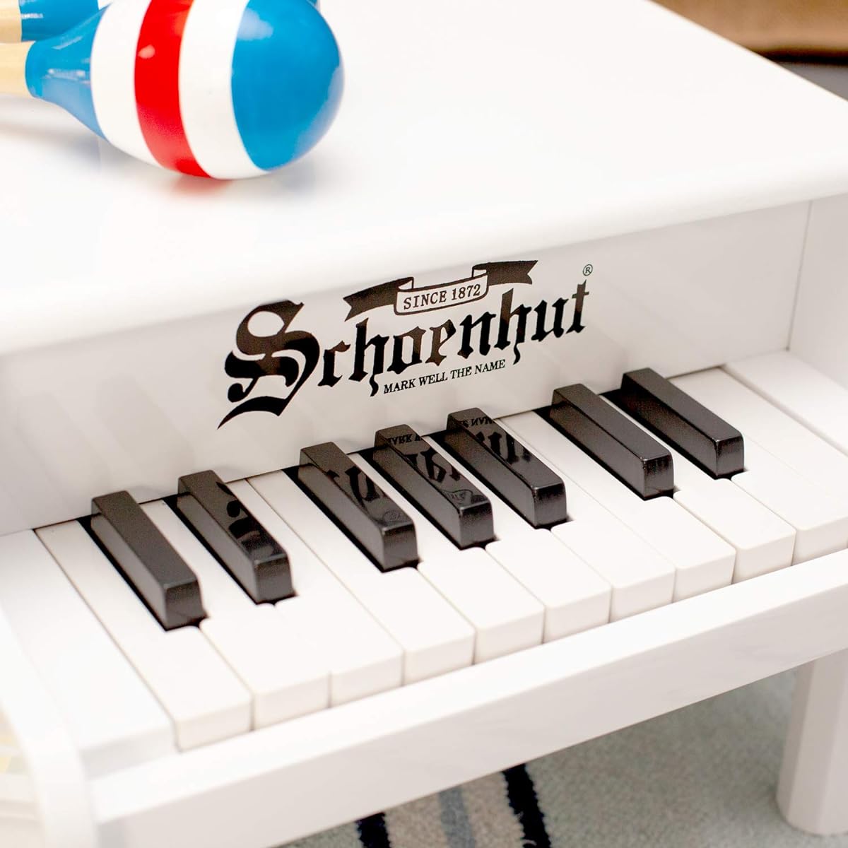 Schoenhut18-Key White "Mini Grand" Piano189W [Domestic regular product]