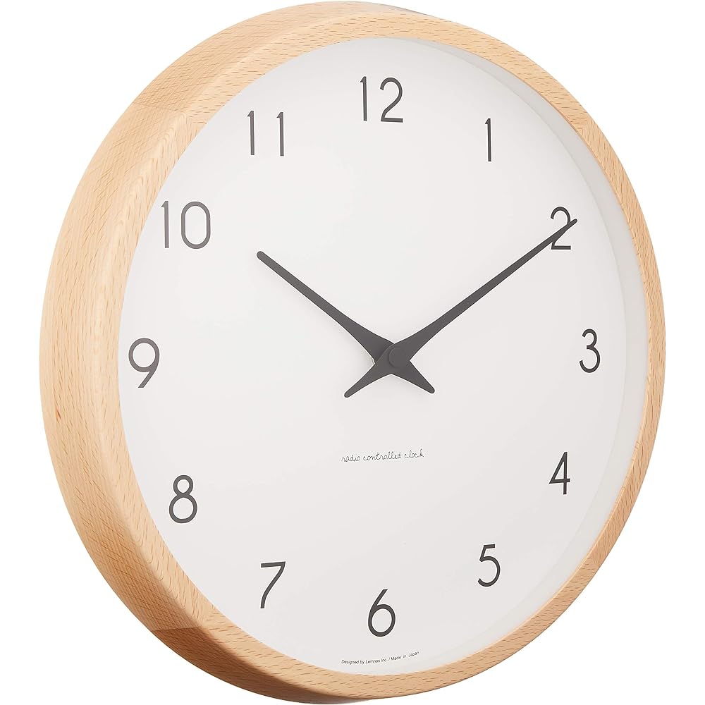 Lemnos Campagne Radio Watch Natural PC10-24W NT Lemnos Diameter 29.4 x Depth 5cm
