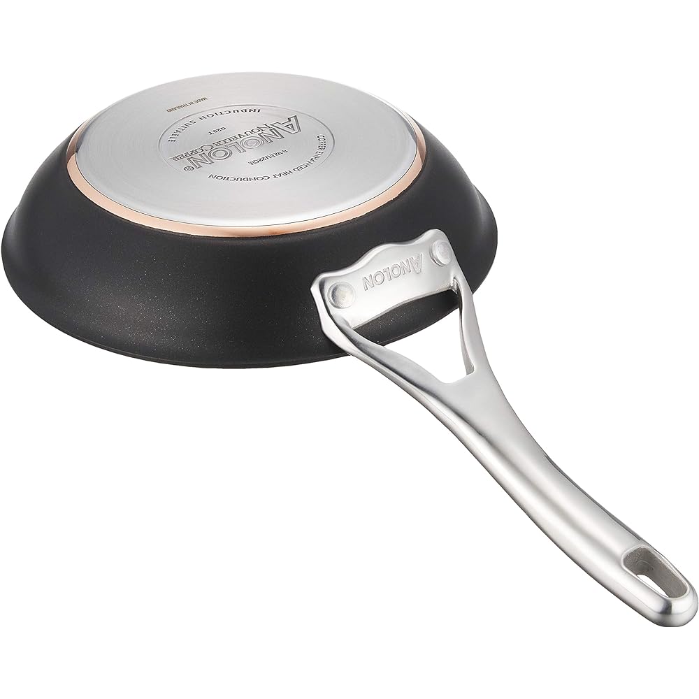 Meyer Frying Pan 20cm Aluminum Alloy Fluorine Resin Processed IH Compatible Hard Anodized "Analon Lux" [Domestic Genuine Product] AC3-P20