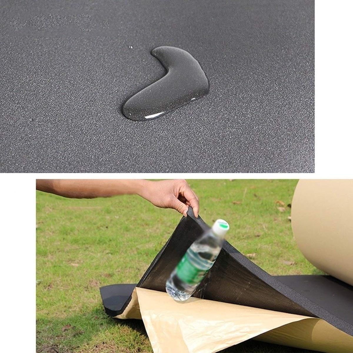 Black Soundproof Foam, Self-Adhesive Sound Absorbing Cotton Easy to Install Office Conference Room Acoustic Panel Size: 1.5M