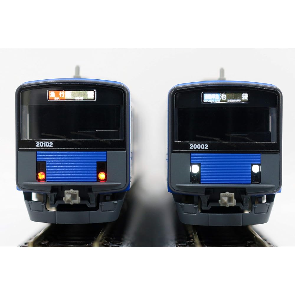 Green Max N Gauge Seibu 20000 Series Ikebukuro Line/20102 Formation/White Light Basic 4-Car Formation Set with Power 30969 Railway Model Train