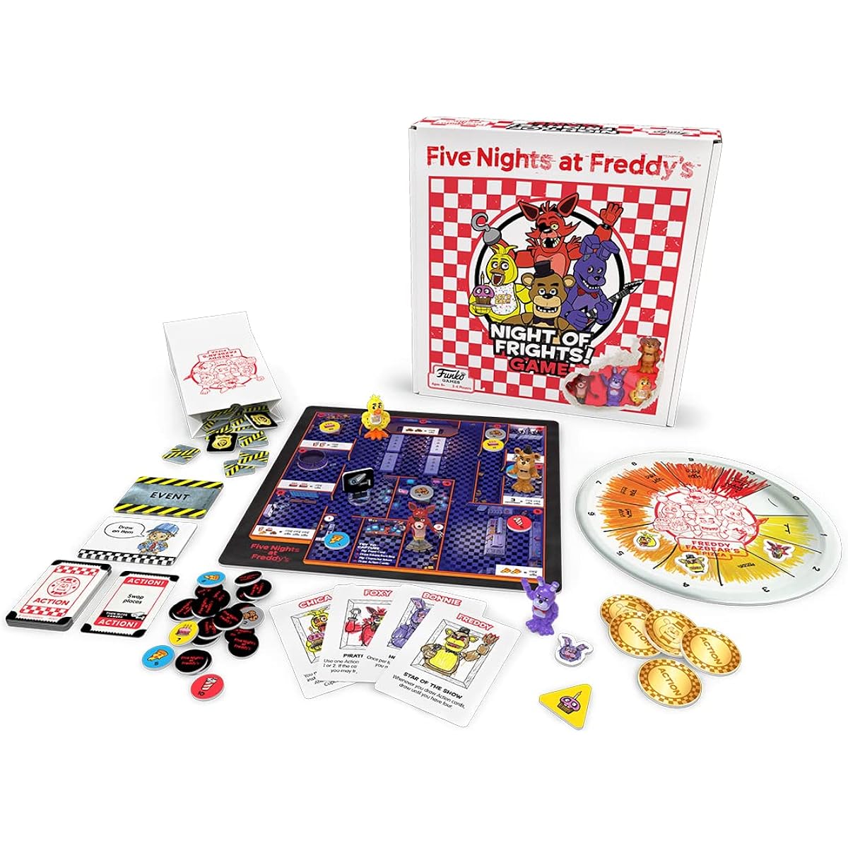 Funko Five Nights at Freddy's - Night of Frights! Game, 2-4 players
