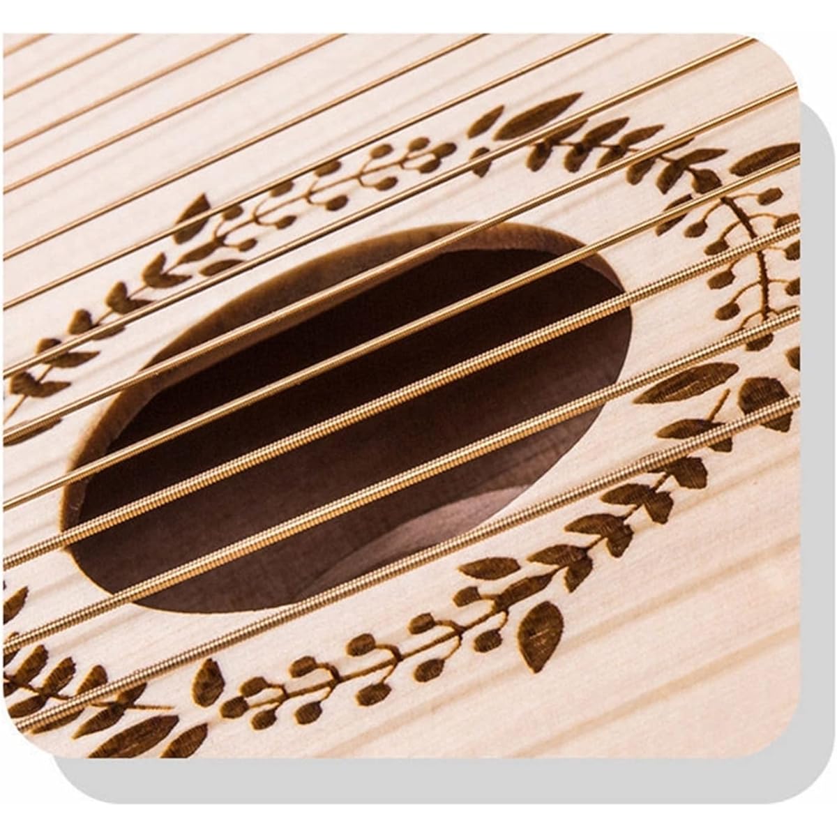 WowZza Lyra Harp Wooden Handmade Portable Mini Musical Instrument for Beginners Lyra Harp/1