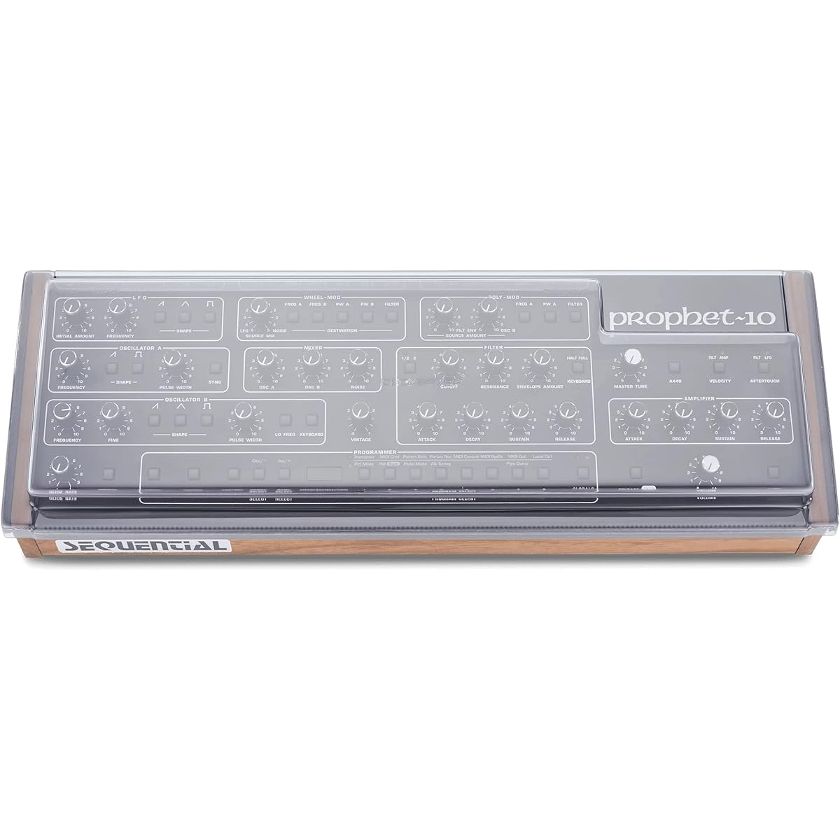 DECKSAVER [For Sequential Prophet-5/10 Desktop] Equipment protection cover Deck saver DS-PC-PROPHET5-10D