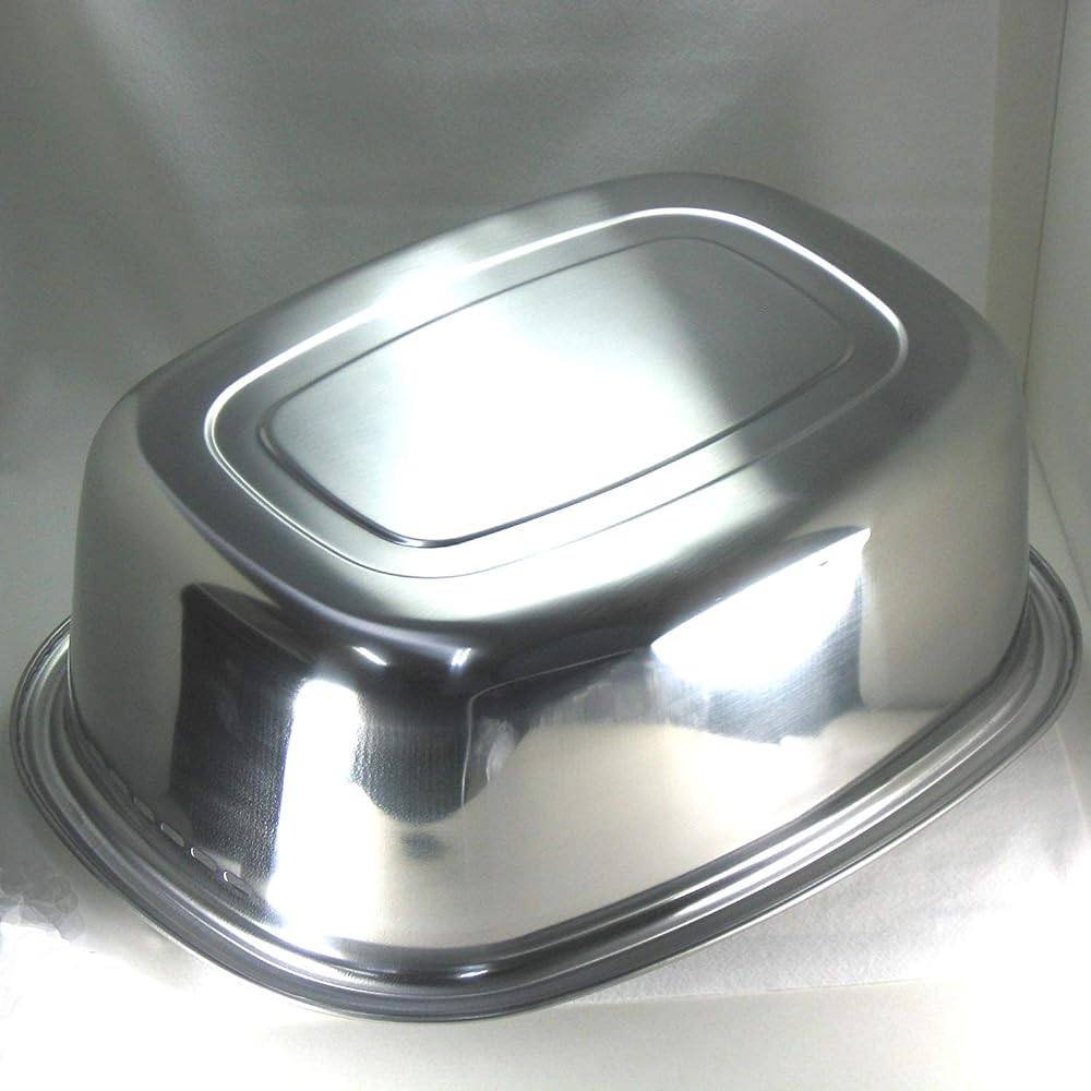 Nagao Tsubame Sanjo Washing Tub Oval Shape 37.5 x 28.6cm For Kitchen Stainless Steel Triangular Corner Set Made in Japan