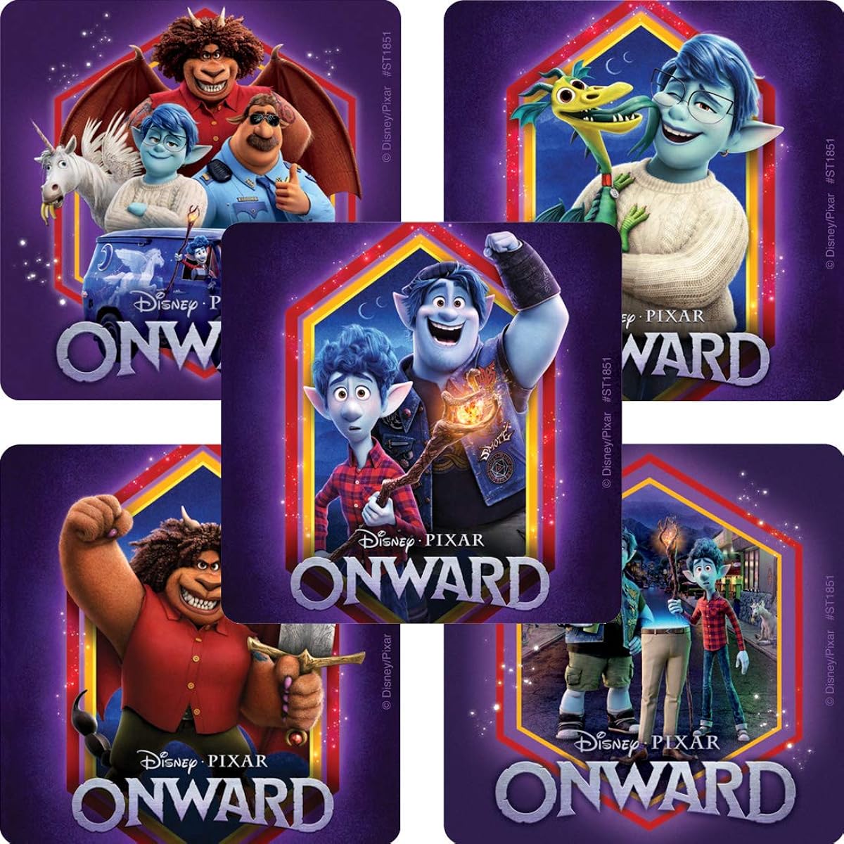 Onward Quest Stamps - Toys and Presents - 100 pieces